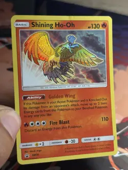 Shining Ho-Oh SM70 SM Black Star Holo Rare Promos Pokemon 2017 Card MP HP - Image 3