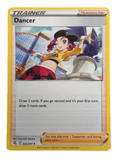 New: 2021 Pokemon TCG Dancer 232 Swsh08: Fusion Strike Regular Uncommon - Image 1