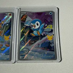 Pokemon - First Partner Illustration - Gen 4 Turtwig Chimchar Piplup #1 - Image 4