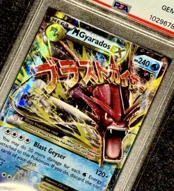 2016 Pokemon - XY Breakpoint - M Gyarados EX 27/122 - PSA 10 - Image 1