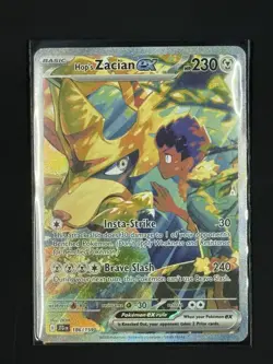 Pokemon TCG Hop's Zacian EX Special Illustration Rare #186/159 - Image 1