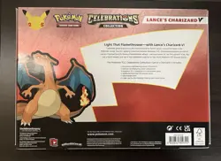 Pokemon TCG Celebrations Collection Box - Lance's Charizard V New Sealed 820650809392 - Image 2