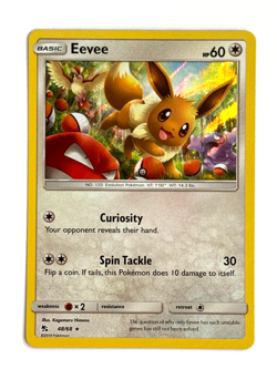 Pokemon TCG Eevee 48/68 Holo Rare Hidden Fates - Image 1