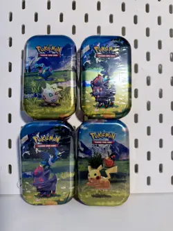Pokemon TCG: Mega Evolution - 4X Ascended Heroes Sealed Mini Tins - Brand New - Image 2