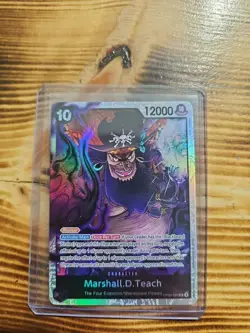 ONE PIECE - MARSHALL D. TEACH OP09-093 ALT ART SUPER RARE ENG EMPERORS NEW WORLD - Image 1