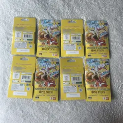 Lot of 8 One Piece OP15-EB04 Adventure on Kami’s Island Sleeved Booster Packs - Image 2