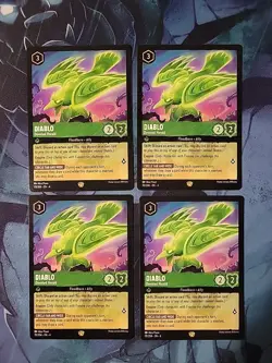 Diablo Devoted Herald 70/204 Ursula's Return Lorcana TCG Legendary Regular (4) - Image 1