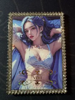 Goddess Vivi Diamond Card Metal Bikini Waifu Doujin Numbered One Piece - Image 1