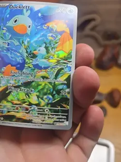 Pokemon TCG Ducklett Illustration Rare Card 109/086 Sv: White Flare - Image 3