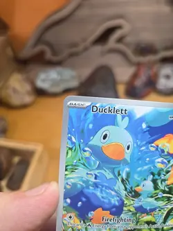 Pokemon TCG Ducklett Illustration Rare Card 109/086 Sv: White Flare - Image 4