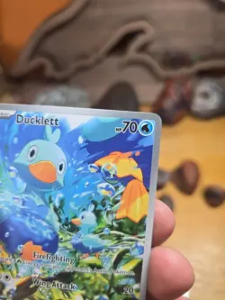 Pokemon TCG Ducklett Illustration Rare Card 109/086 Sv: White Flare - Image 5