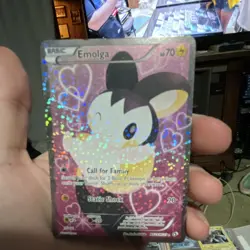 Pokemon TCG Emolga Full Art Ultra Rare Holo RC23/RC25 Radiant Collection Card - Image 1
