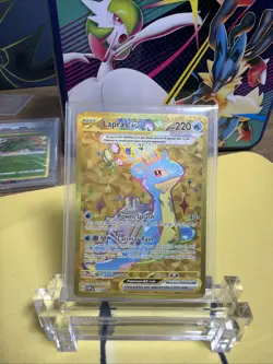 Pokemon TCG Lapras EX 164 Terapagos Black Star Promo Card (NM Condition) - Image 1