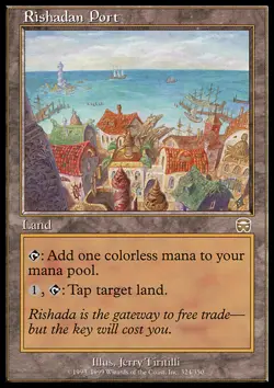 MTG RISHADAN PORT GERMAN PLAYED - PORTO DI RISHADA - MM - MAGIC - Image 1