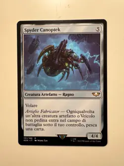 Magic MTG • Spyder Canoptek (Canoptek Spyder) • Warhammer 151 • R • ITA • MINT - Image 1
