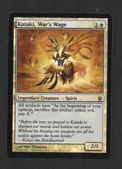 MtG FOIL Kataki, Frutto della Guerra Kataki, War's Wage FOIL (Kamigawa) - Image 1