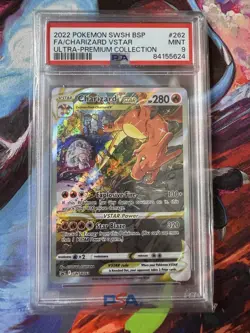 Fa/Charizard Vstar 2022 Pokemon Swsh Black Star Promo #SWSH262 PSA 9 - Image 1