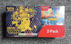 Pokemon TCG: Surging Sparks Costco 2 Pack ETB & Booster Bundle - Image 1