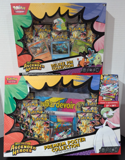 Pokemon Ascended Heroes Mega Gardevoir Poster Collection & Pin Collection Bundle - Image 1