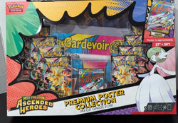 Pokemon Ascended Heroes Mega Gardevoir Poster Collection & Pin Collection Bundle - Image 4