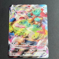 Pokemon Snorlax VMAX 142/202 Sword & Shield Ultra Rare Full Art Holo 340 HP - Image 1