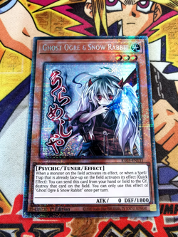 Ghost Ogre & Snow Rabbit ra05-en131 *VARIANT ART* (NEW) Starlight Rare Yu-Gi-Oh! - Image 1