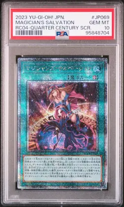 PSA 10 Magician's Salvation RC04-JP069 Quarter Century Secret Rare Yugioh JP - Image 1