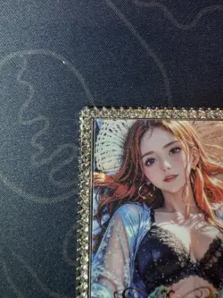 Goddess Black Bikini Nami Numbered Metal Card Waifu Doujin One Piece Character - Image 2