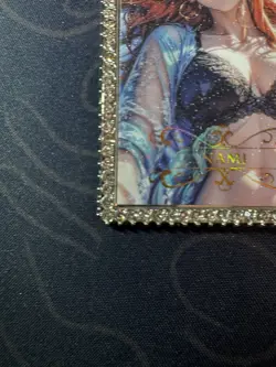 Goddess Black Bikini Nami Numbered Metal Card Waifu Doujin One Piece Character - Image 5