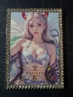 Goddess Bikini Yamato Numbered Metal Card Waifu Doujin One Piece Character - Image 1