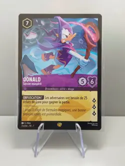 Carte LORCANA FR - Chapitre 7 73/204 Donald - Legendaire non Foil Neuf - Image 1