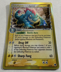 EX DRAGON FRONTIERS CARDS! FERALIGATR 2/101 REVERSE HOLO STAMP!!! 56 CARDS TOTAL - Image 1