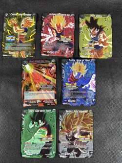 Dragon Ball Super Card Game Championship 2018 Lot Of Foil Promo PR No Doubles - Image 1