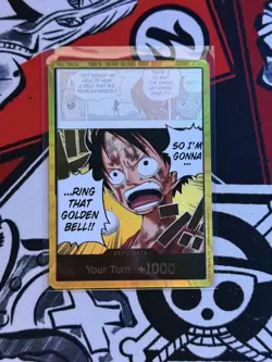 One Piece Don!! Card Gold (Luffy) Op15 Adventure On Kami's Island English - Image 1
