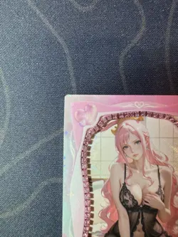 Goddess Shirahoshi Pink Diamond Thick Card Waifu Doujin One Piece Full Art - Image 2