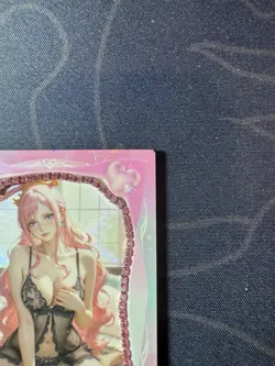 Goddess Shirahoshi Pink Diamond Thick Card Waifu Doujin One Piece Full Art - Image 3