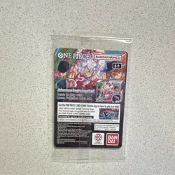 Bandai Namco Monkey.D.Luffy US Voyage Full Art Holo One Piece CCG Card - Image 2