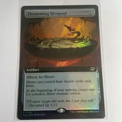 MTG Edge of Eternities - Thrumming Hivepool(Extended Art Foil) Rare 0356 NM - Image 1
