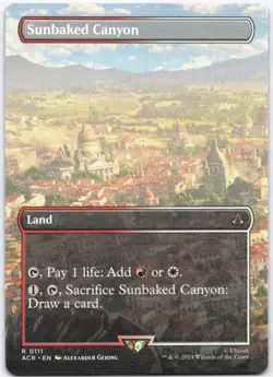 Sunbaked Canyon (Borderless) Normal R Universes Beyond: Assassin's Creed 111 NM - Image 1