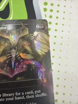 MTG Demonic Tutor (Borderless) Foil NM Commander Masters - Image 3