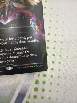 MTG Demonic Tutor (Borderless) Foil NM Commander Masters - Image 4