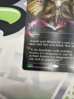 MTG Demonic Tutor (Borderless) Foil NM Commander Masters - Image 5