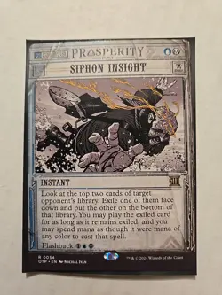 Siphon Insight - Breaking News - LP - Rare - Instant - MTG - Image 1