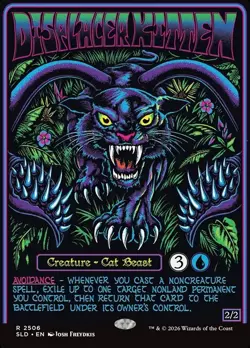 Displacer Kitten 2506 Secret Lair Black Lights & Dark Dungeons D&D - Image 1