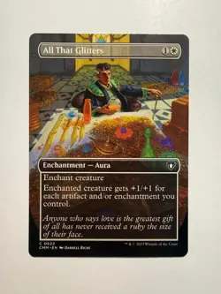 All That Glitters (Borderless) 622 MTG Commander Masters - Image 1