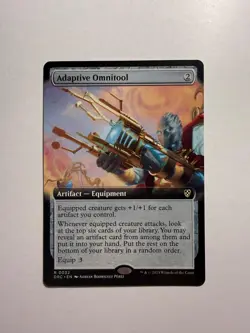 Adaptive Omnitool (Extended Art) 32 MTG Commander: Aetherdrift - Image 1