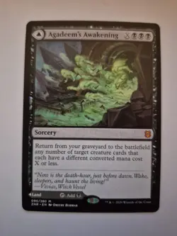 1x Agadeem's Awakening Agadeem, the Undercrypt, Zendikar Rising 090 NM x1 - Image 1