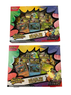 Pokemon TCG Ascended Heroes First Partners Deluxe Pin Collection Sealed LOT OF 2 - Image 1
