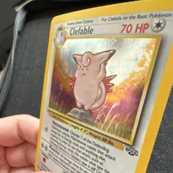 Pokemon Clefable Jungle 1/64 Holo Rare 70 HP Stage 1 English 1999 LP/MP - Image 3