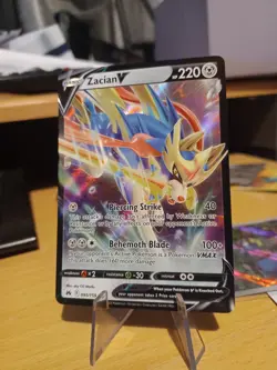 Pokemon TCG Zacian V Crown Zenith 095/159 Holo Ultra Rare MINT - Image 1
